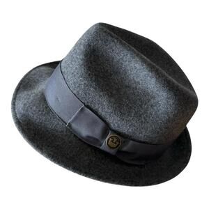 Goorin Bros Gray Wool Fedora Style Hat Size M